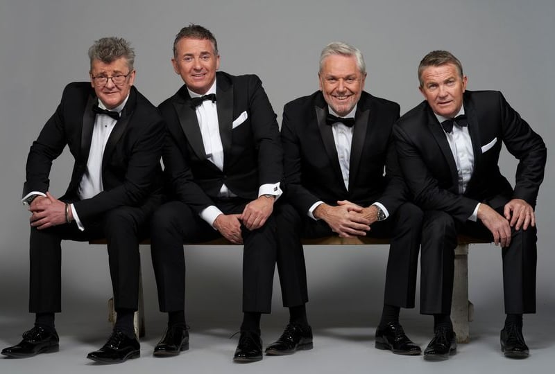 Bradley Walsh, Brian Conley, Shane Richie, and Joe Pasquale join forces as The Prat Pack for a hilarious, music-filled evening. Catch them live at Portsmouth Guildhall on May 19, 2025, and Bournemouth Pavilion on May 21, 2025 for a night of comedy, classic tunes, and unforgettable entertainment.