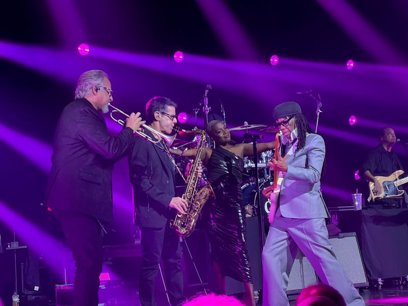 Nile Rodgers played a hit-packed set.