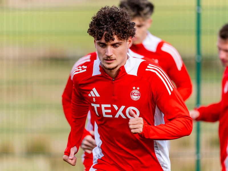 The midfielder has been back on Aberdeen's bench in recent weeks after a long-term muscle problem, but is yet to be involved.