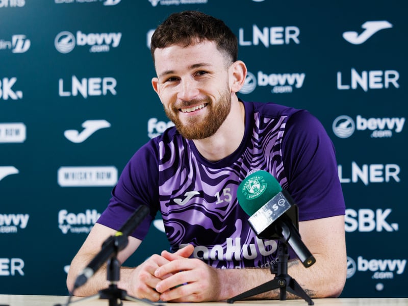 Indirectly involved in the second goal. Got forward well from left centre-half, helping Hibs break the lines. Did a lot of organising in that back three. 