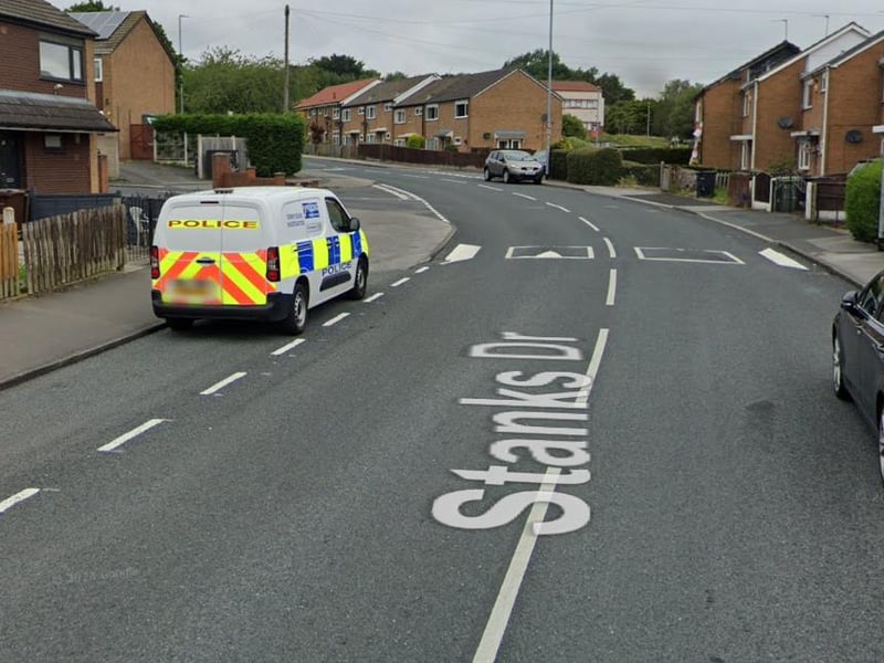 Swarcliffe reported 211 shoplifting crimes between November 2024 and October 2025.