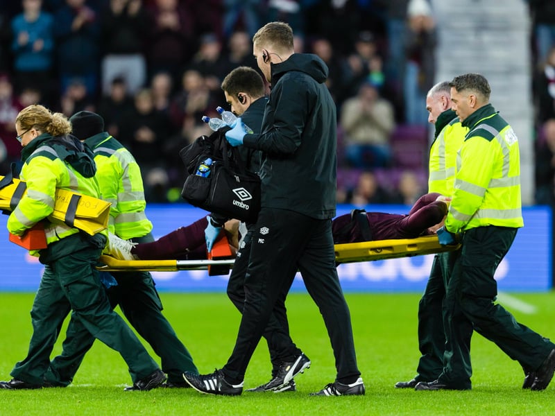 Another of Hearts' defensive injury problems, Kingsley will also miss the visit to Easter Road due to a hamstring tear. He is progressing well, but not expected to be available for the game at the weekend.