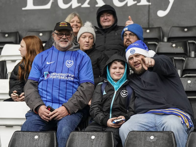 26 brilliant pictures of Portsmouth faithful in full voice for Swansea City away day from out photographer Jason Brown.