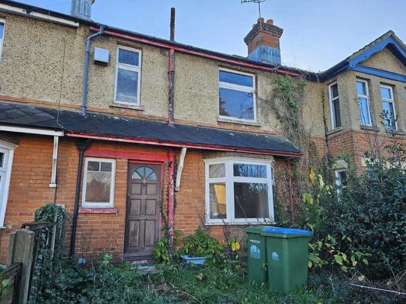 This home comes with three bedrooms, one bathroom and one reception room. 