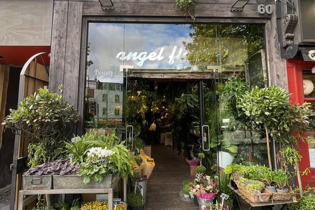 The magical flower shop can be found just moments away from Angel Tube Station in Islington