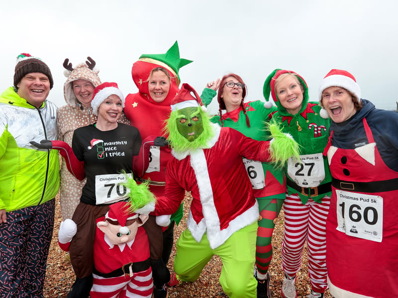 Fabulous festive costumes. Picture: Chris Moorhouse (011224-07)