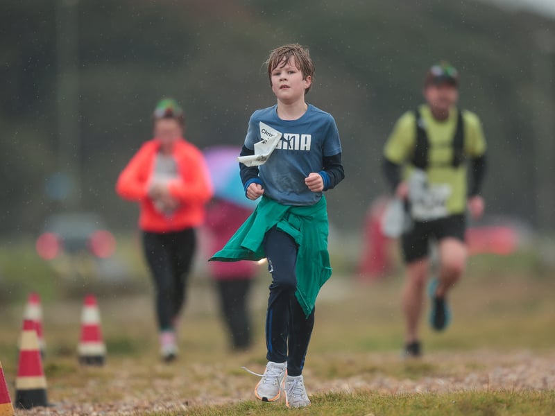 The poor weather didn't dampen enthusiasm. Picture: Chris  Moorhouse (011224-33)