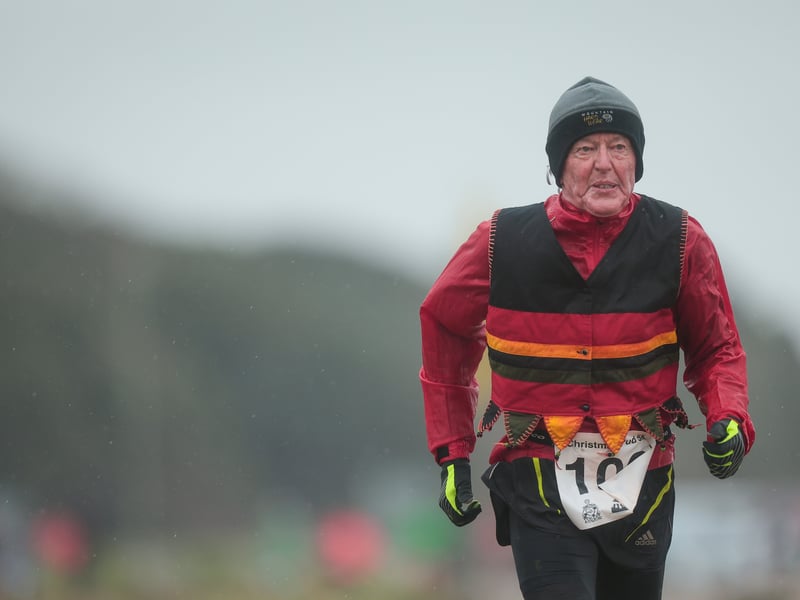 Soggy scenes at Stokes Bay. Picture: Chris Moorhouse (011224-27)