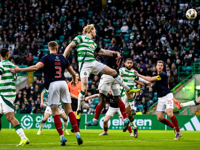 A rock on his return to the Celtic starting XI, his header opened the scoring in the 5-0 weekend win over Ross County. Had three shots during the week, a 94% passing accuracy rate and three clearances.