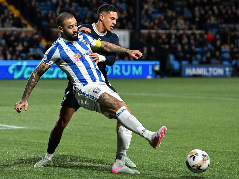 A surprise inclusion perhaps, considering he didn't score or win at the weekend. However, the Killie captain's performance was one of the highest rated of the weekend at 7.4, where he picked up the assist in the late 1-1 draw with Dundee and created three chances for his team.