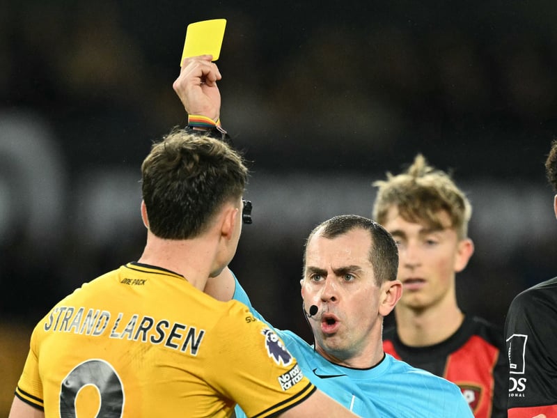 20 yellow cards, 2 red cards