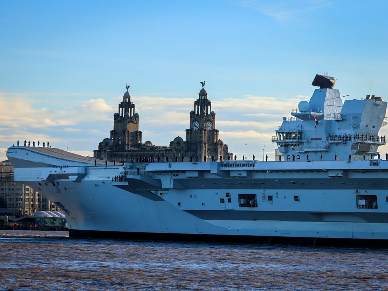 HMS Prince of Wales; r/up: Cyberspace Squadron, Lightning Air Wing.