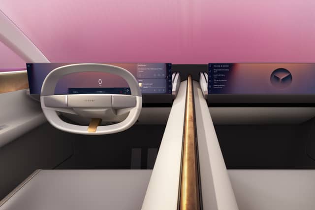 The plush, minimalist interior of the Type 00 concept