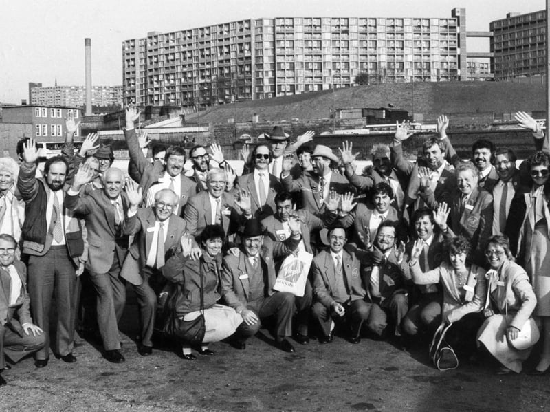 Sheffield Barbershop Harmony Club in March 1987