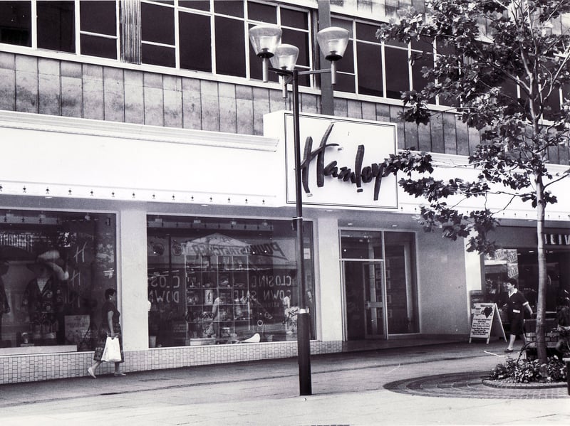 Hamley's toy shop, on The Moor, Sheffield, in July 1987