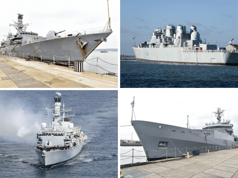 Various ships and submarines have been taken out of the active fleet since 2020, with many vessels due to be decommissioned following a recent announcement by defence secretary John Healey.