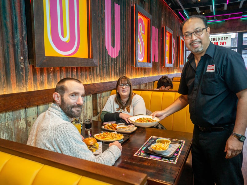 Customers enjoying Umami's new look. Picture: Habibur Rahman