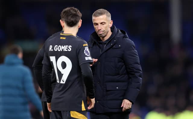 Wolves head coach Gary O'Neil is under increasing pressure after damaging defeat to Everton and Bournemouth. Cr: Getty Images.