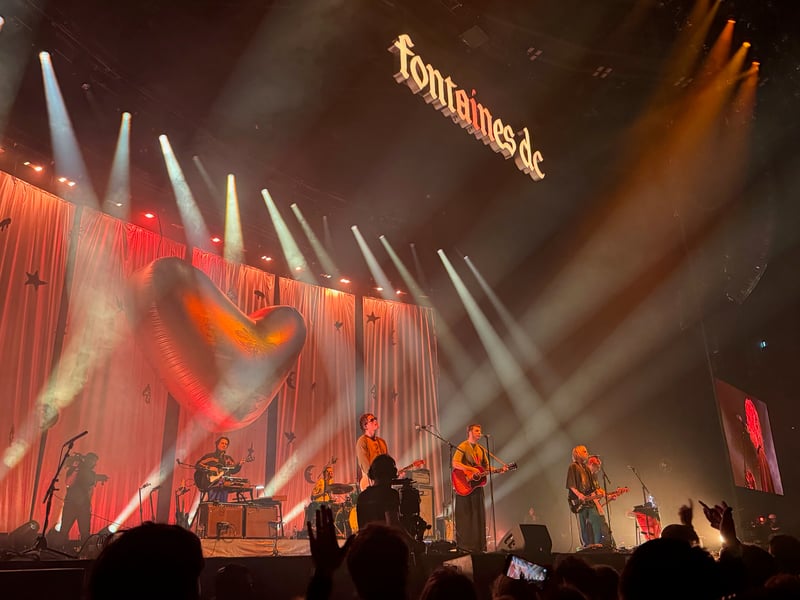 The band played five songs from 'Skinty Fia', including 'Jackie Down The Line' and 'I Love you'.