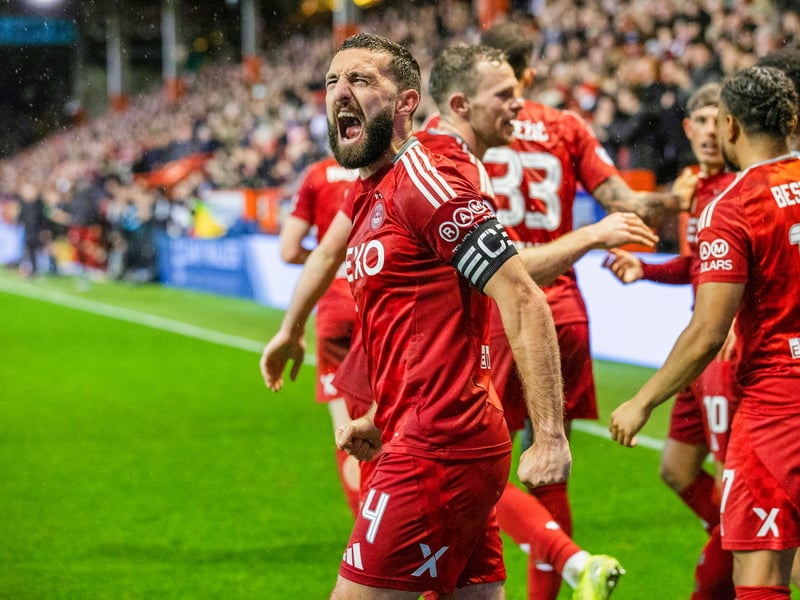 While Dimitar Mitov and Jamie McGrath have higher average rating, they have started less than 20 games this season. This means the Dons top ranked performance is the skipper, who has an average rating of 7.02 from his 31 appearances this term. His most eye-catching statistic is his 83.5% passing accuracy rate.
