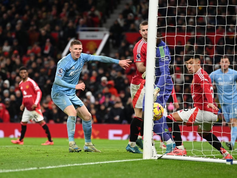 Manchester United lost 3-2 to Nottingham Forest in the Premier League