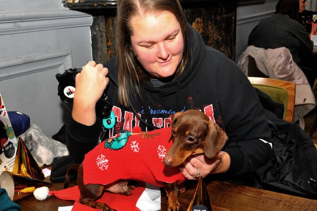 Jess Patchett of Cleckheaton with Jax.