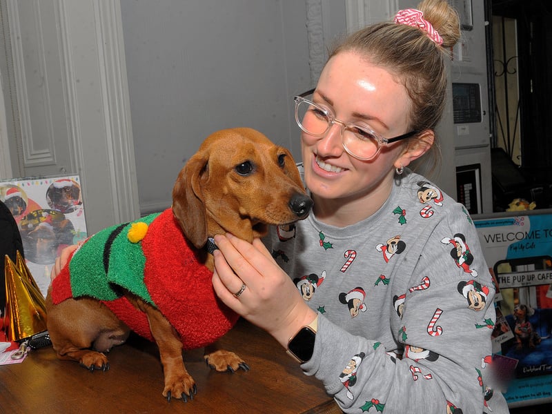 Catrin Safranauskas with Minnie.