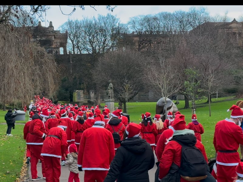 More than 400 people took part in the charity event