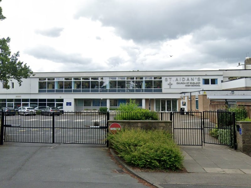 St Aidan's is a Church of England secondary academy in Harrogate, North Yorkshire. It was found to be ‘good’ or ‘outstanding’ in all areas at its last Ofsted inspection. In the 2023/24 school year, it had a Progress 8 score of 0.72 - in the ‘well above average’ band.
