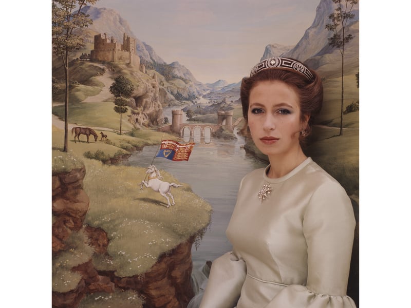 A portrait of Princess Anne taken for her 21st birthday, from the famed 1971 series taken by Norman Parkinson
