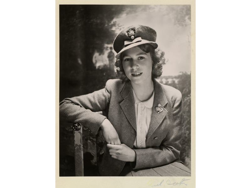 A portrait by Cecil Beaton of Princess Elizabeth, 1942, which will feature in the Royal Portraits: A Century of Photography exhibition at The King's Gallery, Palace of Holyroodhouse in Edinburgh. Picture: Royal Collection Trust/© His Majesty King Charles III 2024/PA Wire