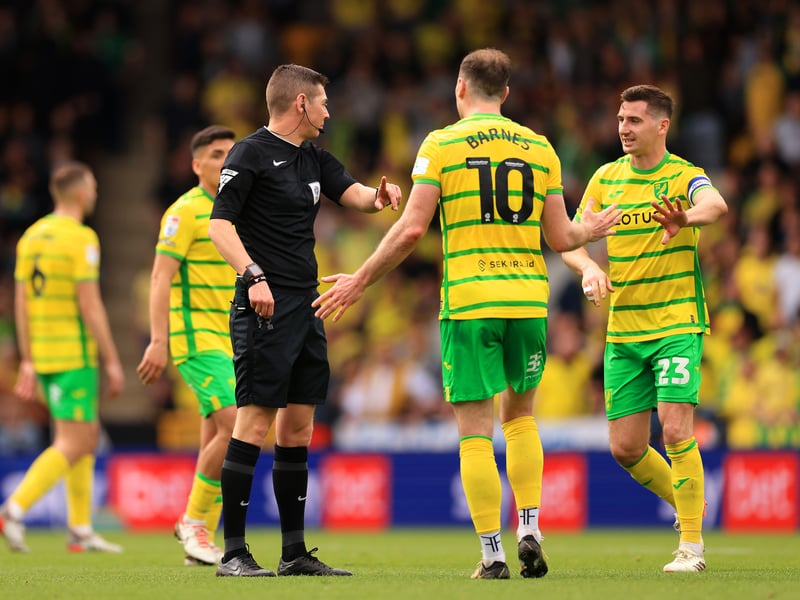 41 yellow cards, 1 red cards