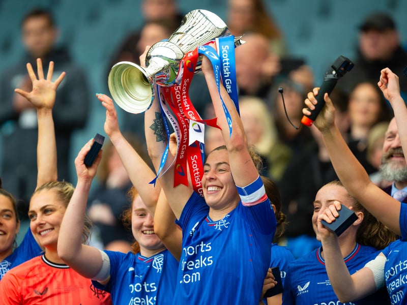 A legend of the SWPL, Docherty collects trophies as a hobby. Scotland's first choice left-back, she has won nine Scottish titles, six Scottish Cups and six Scottish League Cups during his glittering career - and few would bet against her adding more this season.