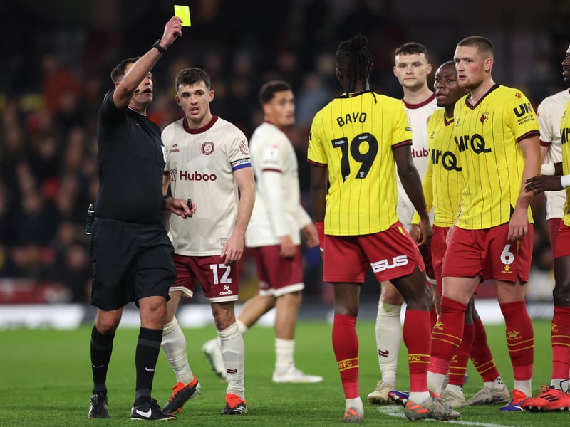 41 yellow cards