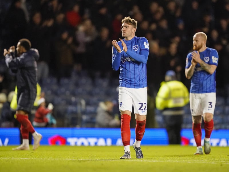 Energy was required down the right flank when introduced as Pompey's energy levels flagged.