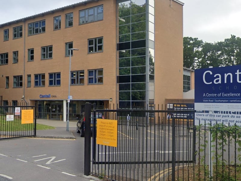 Cantell is a council-run secondary school in Southampton, formerly rated ‘outstanding’ by Ofsted. In the 2023/24 school year, it had an ‘above average’ Progress 8 score of 0.21.