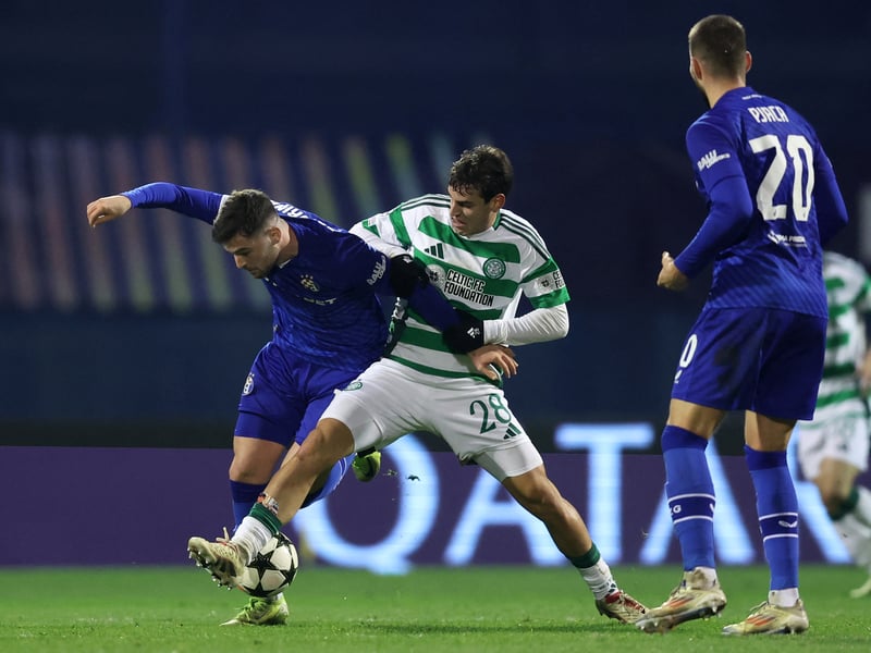 Given the nod in a competitive midfield area, his physicality helped Celtic win the early arm wrestle in that part of the pitch. Energetic display, but on corner-kick duty, his deliveries largely failed to cause issues for the Dinamo defence. Like Reo Hatate, made way on 65 minutes for Luke McCowan. 6
