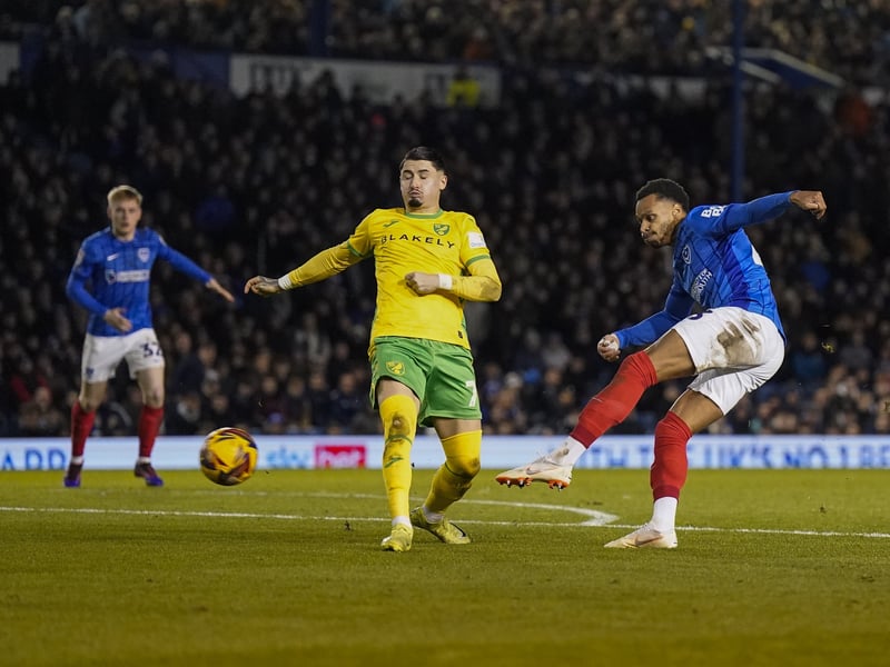 Josh Murphy was Jordan Cross' Pompey man of the match against Norwich City