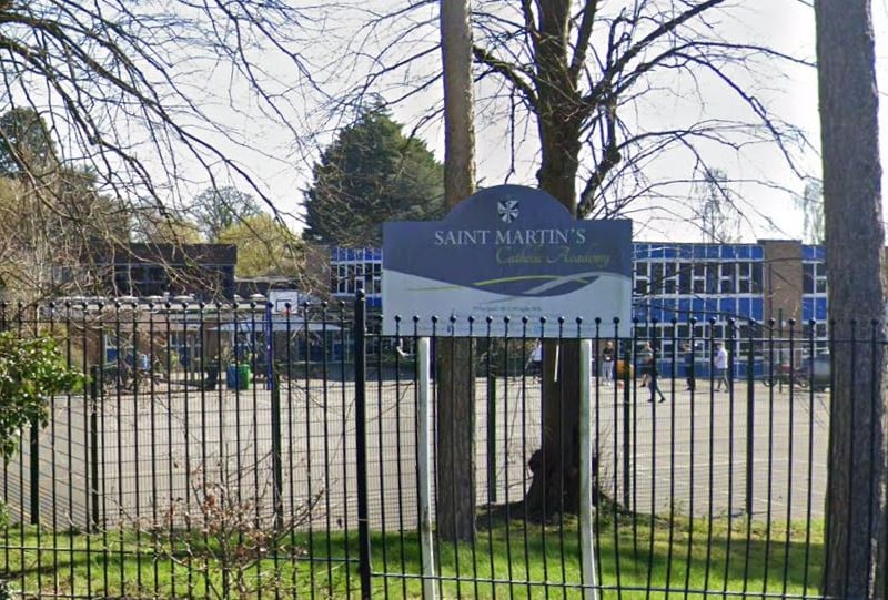 Saint Martin’s is a Catholic secondary school in the village of Stoke Golding, in the Hinckley and Bosworth borough. It was formerly rated ‘good’ overall by Ofsted.
In the 2023/24 school year, it had a Progress 8 score of 0.66 - or ‘well above average’.
