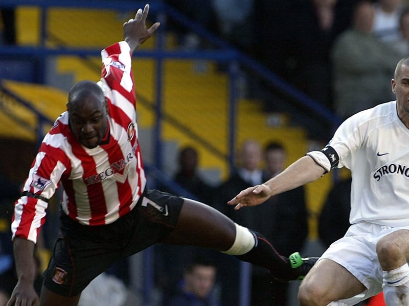 The Cameroon international joined the Black Cats on loan in 2002 and made one of his first appearances in a Wear-Tyne derby with Newcastle.  He would go on to score just one goal in eight appearances before returning to Serie A club Parma.