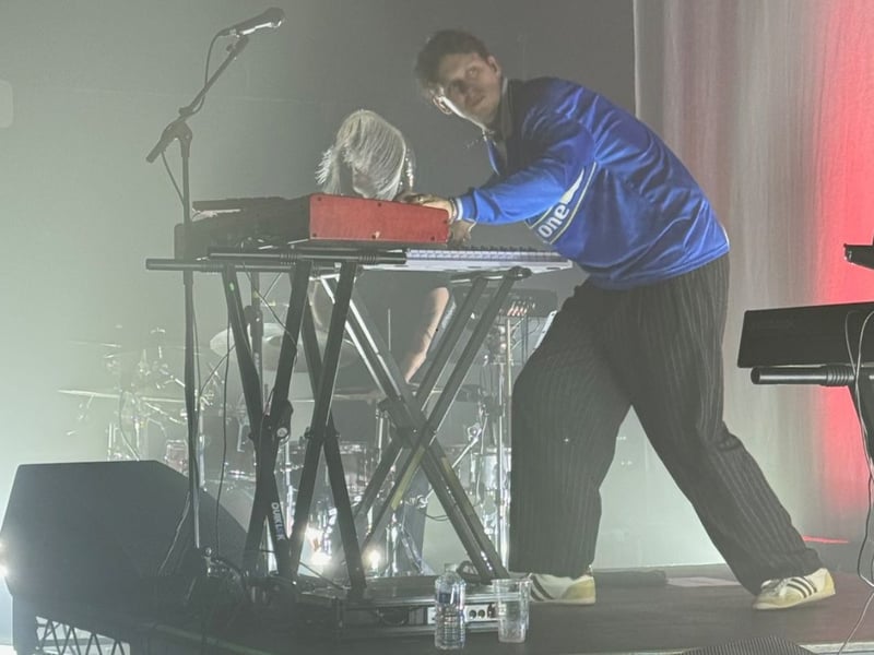 The prize for the longest queue to get into the venue goes to Mercury-nominated Scottish electronic artist Barry Can't Swim at the QMU. It was worth the wait though as he delivered the kind of performance that would later in the year see him become one of the most talked-about acts at Glastonbury.