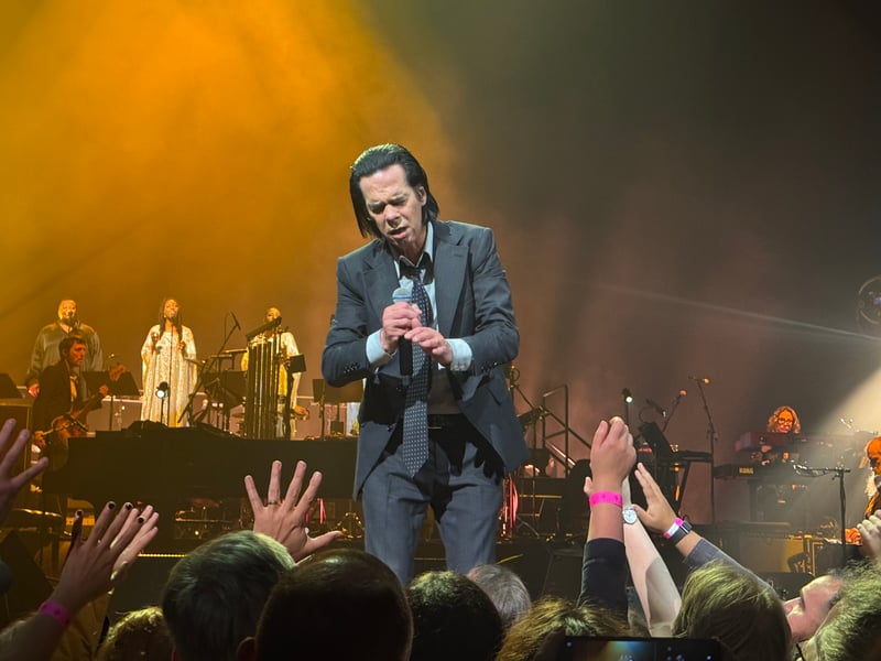 It's become a cliche to talk about just how good Nick Cave and the Bad Seeds are live - but it doesn't make it any less true. This was as good as I've seen him, bolstered by songs from his remarkable new album 'Wild God'. Unusually for the often impersonal Hydro, Cave spent most of his time within touching distance of the front row, adding to the religious feel of proceedings and making the cavernous hanger feel like a smoky club.