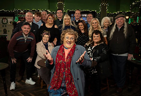 There will be two festive specials of the somewhat divisive Mrs Brown's Boys starring Brendan O'Carroll on BBC One over the festive season. At 11.05pm on Christmas Day there'll be 'Ding Dong Mamy' where "It’s Christmas in Finglas again, and Agnes is failing to convince the gang she’s not grumpy! Meanwhile, Cathy pulls the Finglas community together in support of a festive good cause, and Buster sources a sustainable tree." Then on New Year's Day at 9.30pm 'B&B Mammy' sees "Agnes turns her spare room into a bed and breakfast, but there’s an escaped dangerous criminal on the loose in Finglas - what could possibly go wrong?"