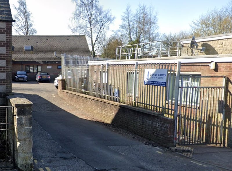 There were 113 responses from patients at Denny Cross Medical Centre in Denny, with 84% rating their overall experience as positive.