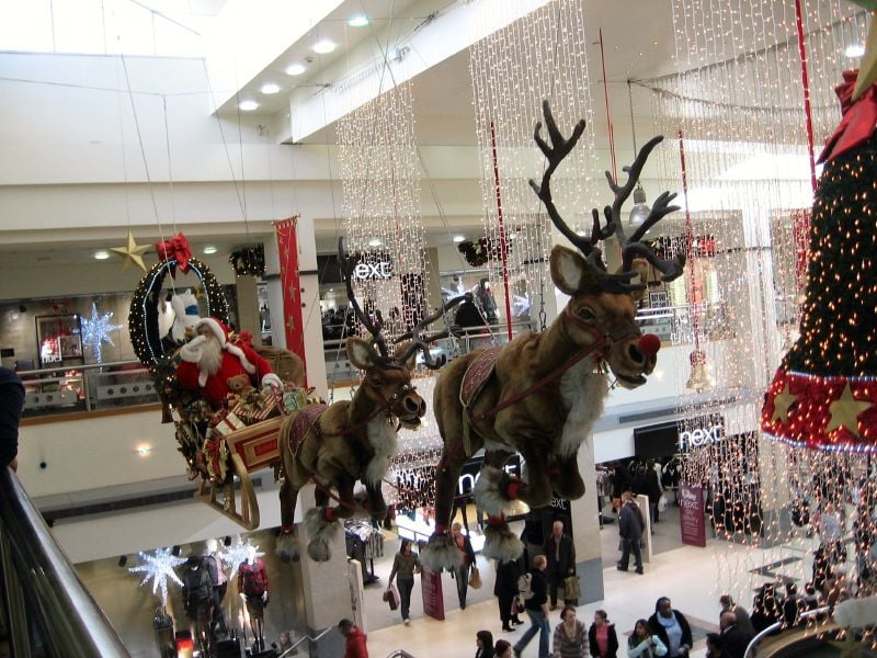 The Victoria Centre during the Christmas of 2008
