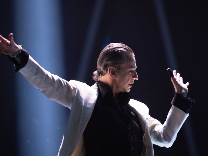 Also in eighth place is English electronic band Depeche Mode who played at Glasgow’s Hydro in January.