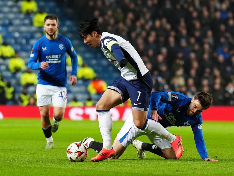 Nullified Son Heung-min and had one of his best performances since joining Rangers. 8