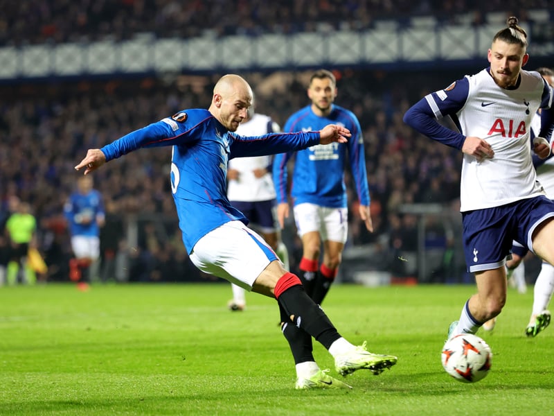 Rangers' irritating wasp, constantly buzzing around the final third and causing Spurs issues. Created chances and also had two efforts well saved. Taken off on 68 minutes - much to the delight of the visiting defence. 8