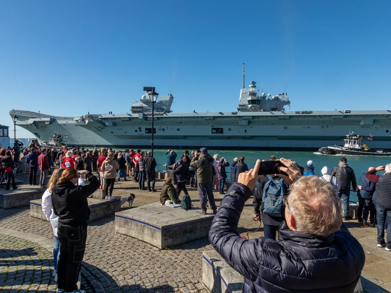 HMS Prince of Wales has recently been proclaimed as the current Royal Navy flagship, taking the place of her sister ship HMS Queen Elizabeth.