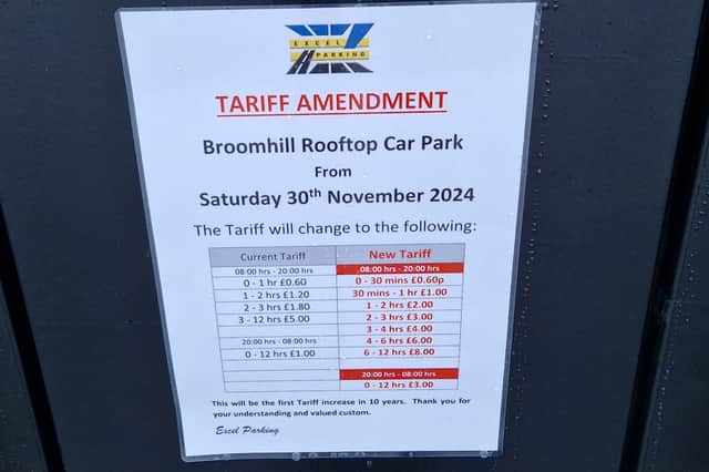 Prices at Broomhill Rooftop have gone up, including an overnight stop which has trebled.